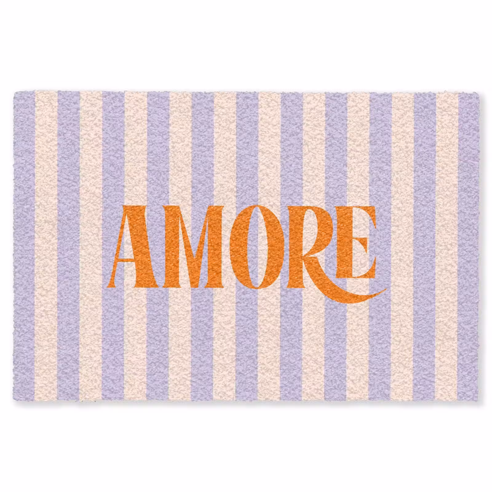 Vloerkleed - Lila - Oranje - Strepen - Amore — 1
