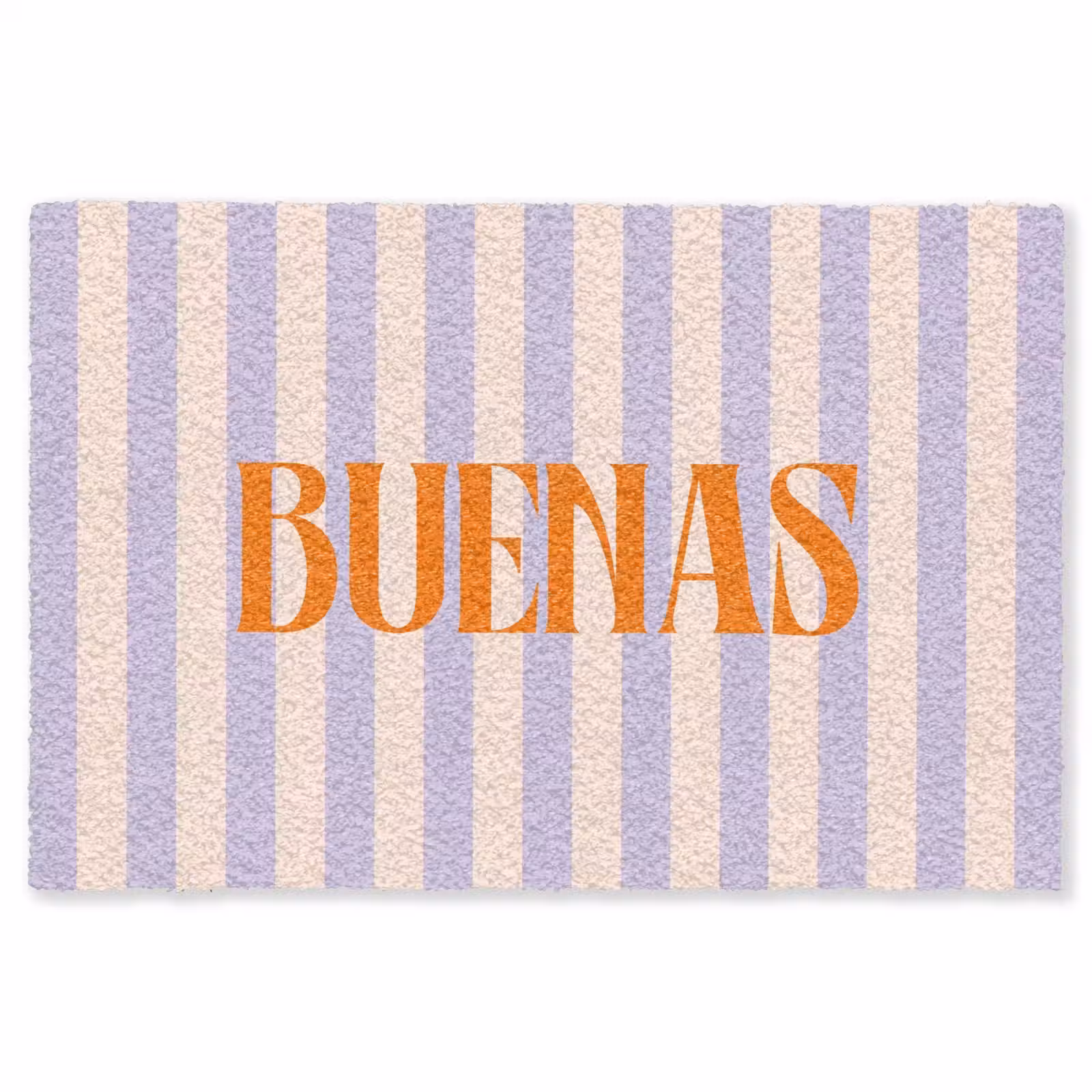 Vloerkleed - Lila - Oranje - Strepen - Buenas — 1