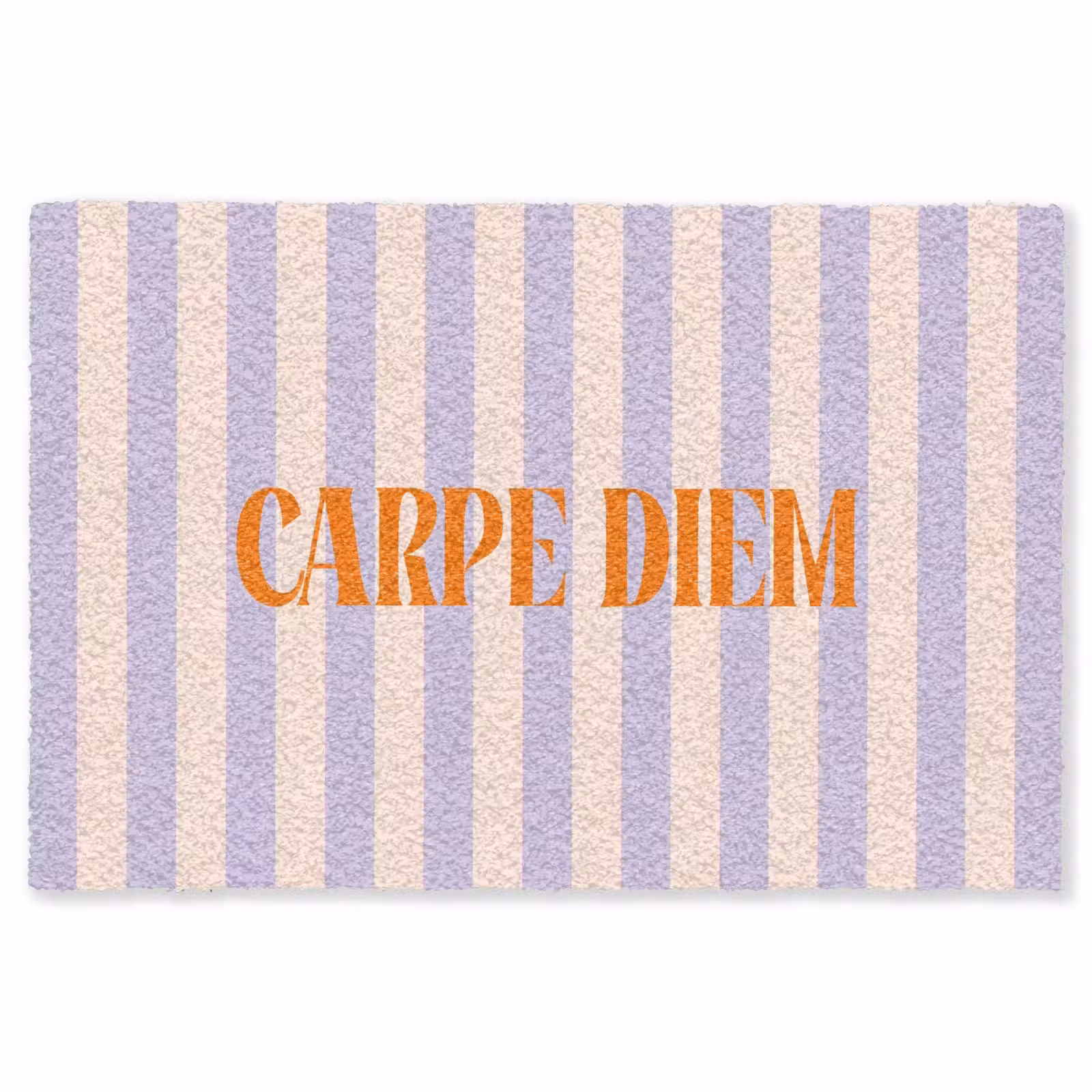 Vloerkleed - Lila - Oranje - Strepen - Carpe Diem — 1