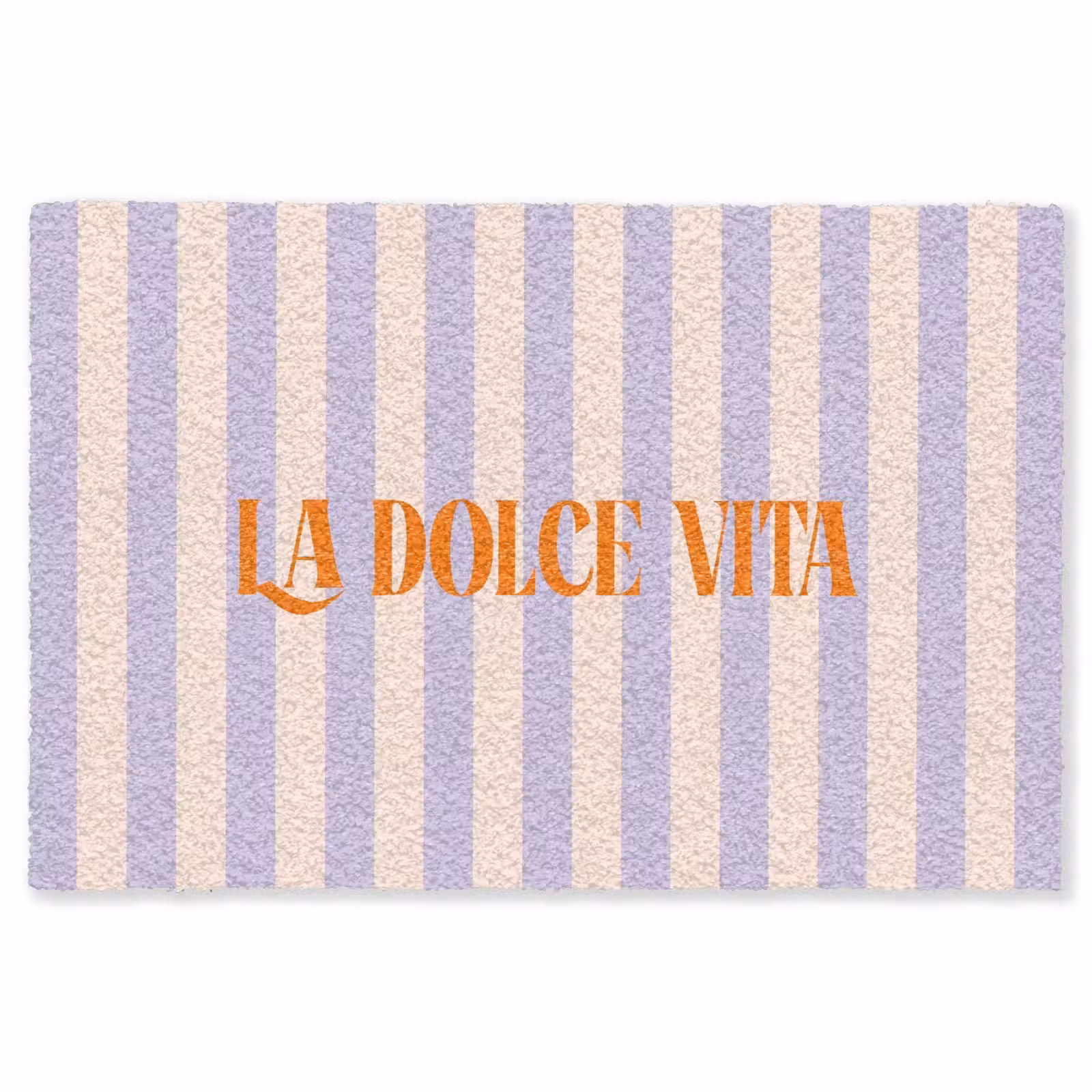 Vloerkleed - Lila - Oranje - Strepen - La Dolce Vita — 1