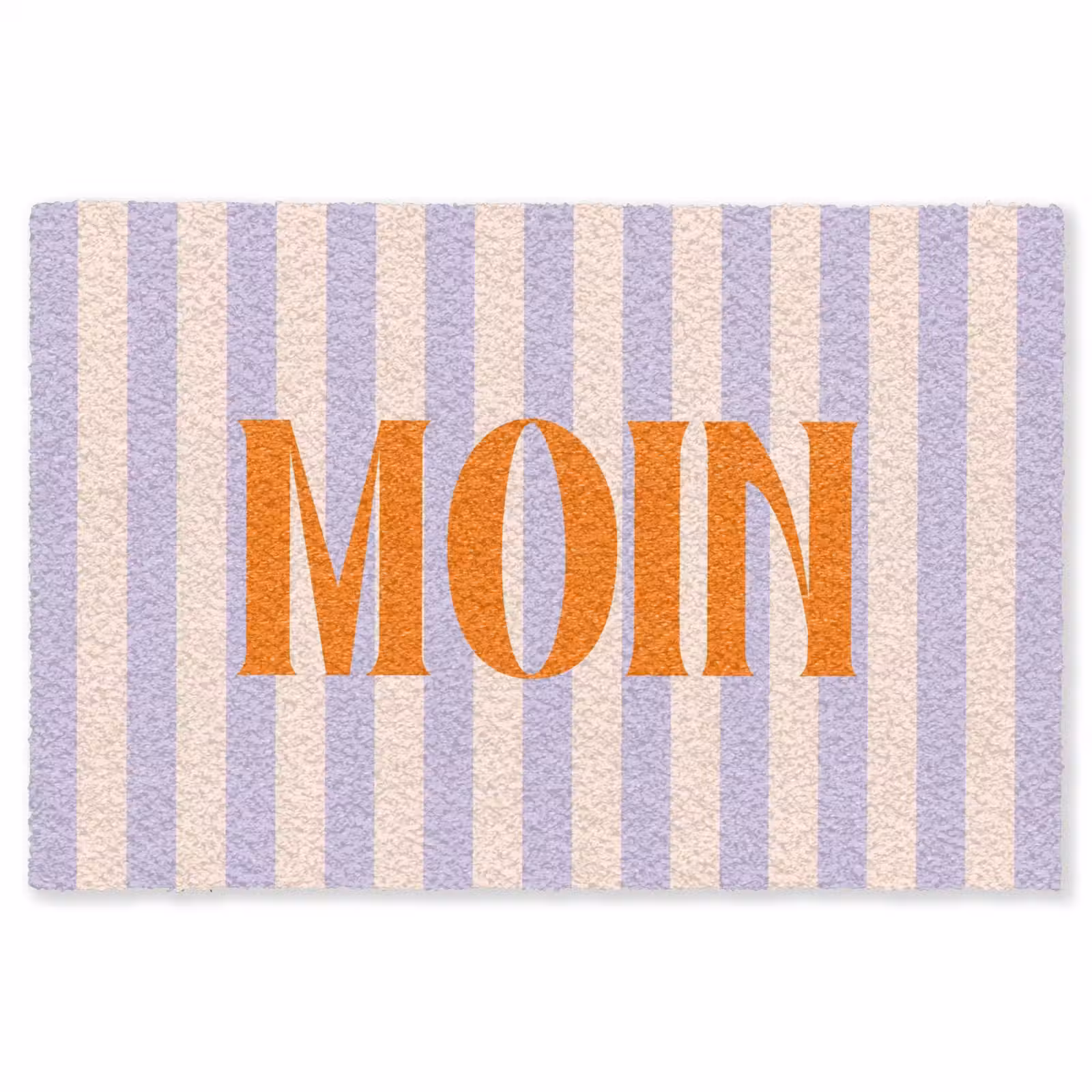 Vloerkleed - Lila - Oranje - Strepen - Moin — 1