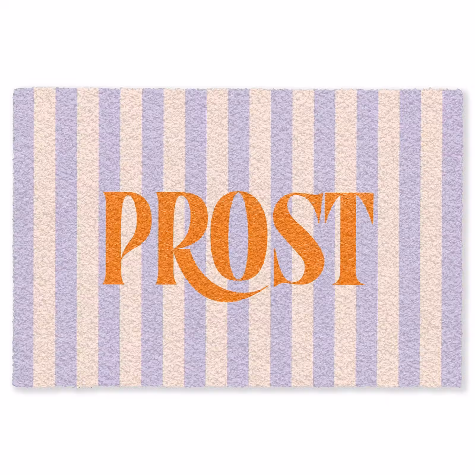 Vloerkleed - Lila - Oranje - Strepen - Prost — 1