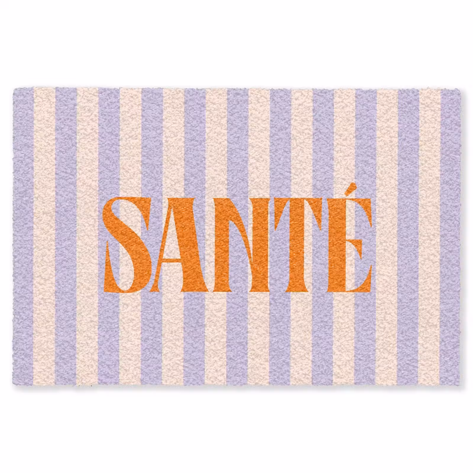 Vloerkleed - Lila - Oranje - Strepen - Santé — 1