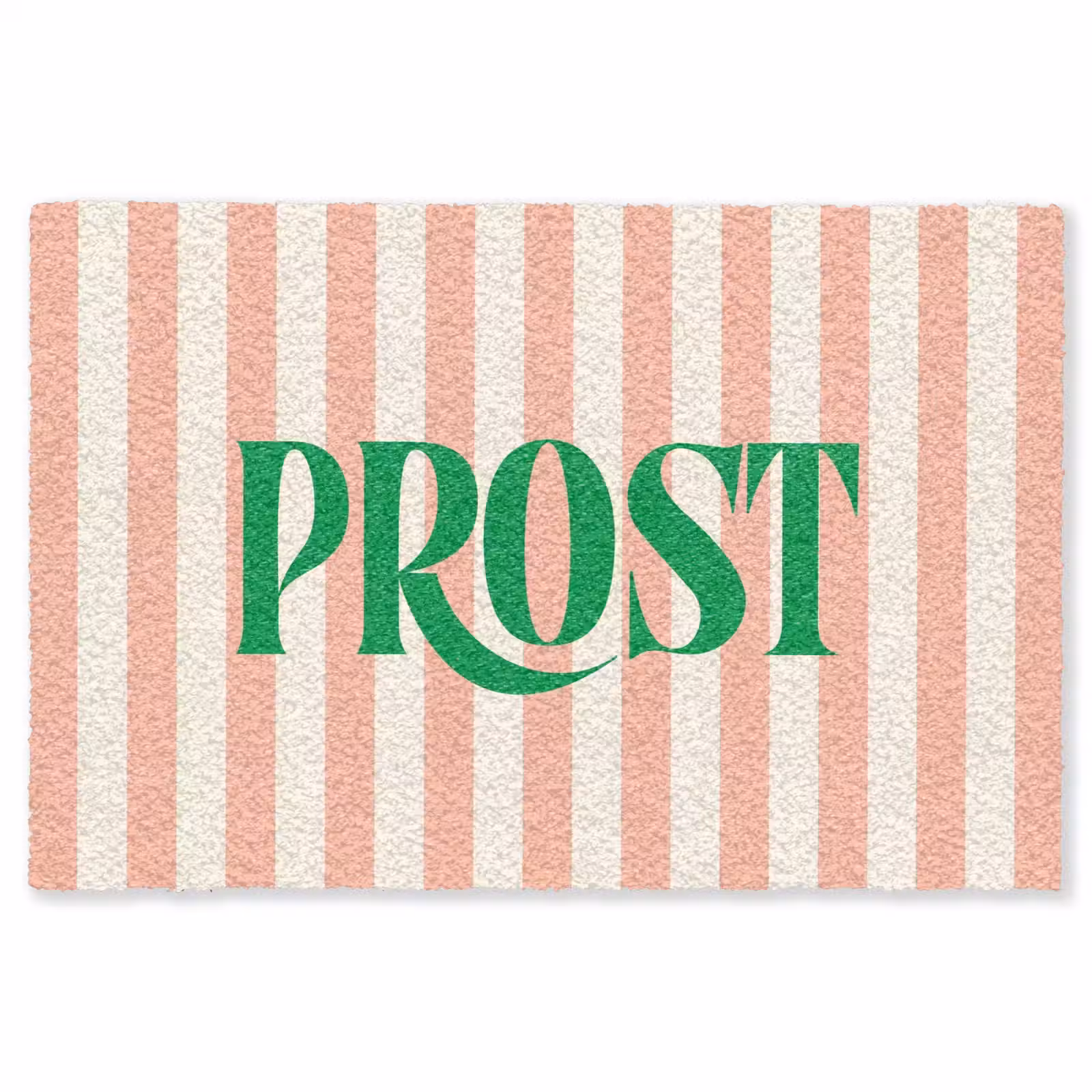 Vloerkleed - Zachtroze - Groen - Strepen - Prost — 1