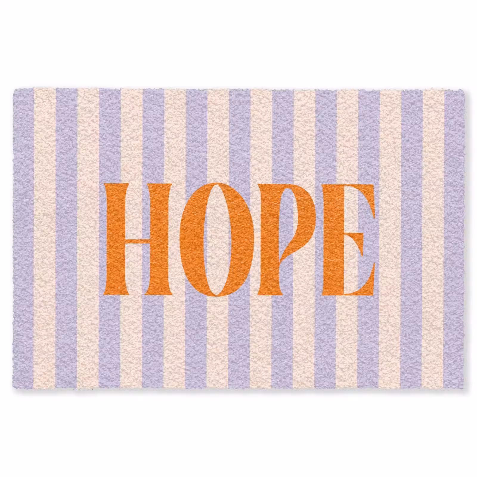 Vloerkleed - Lila - Oranje - Strepen - Hope — 1