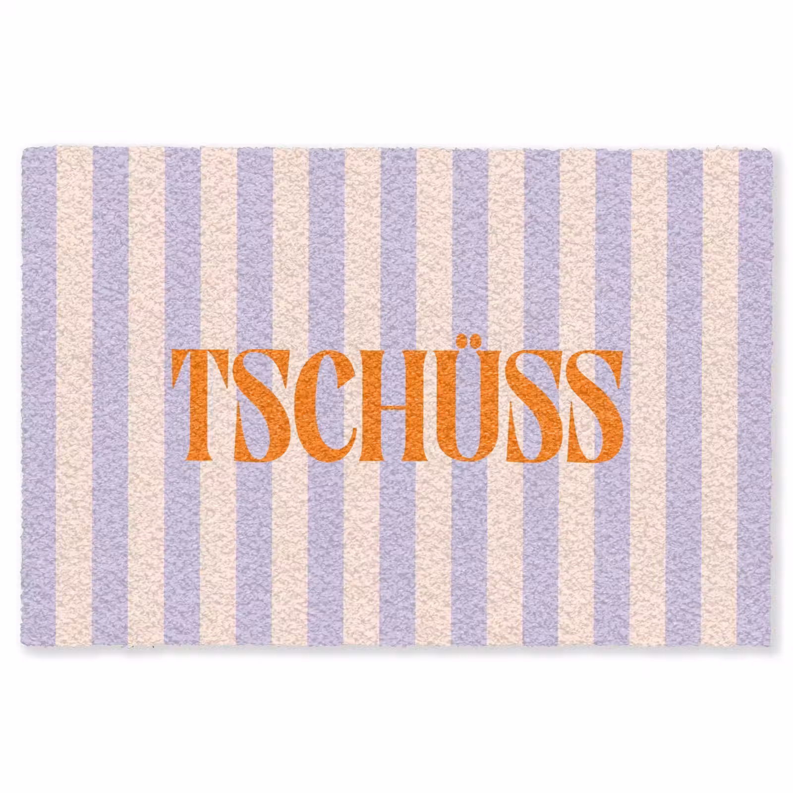 Vloerkleed - Lila - Oranje - Strepen - Tschüss — 1