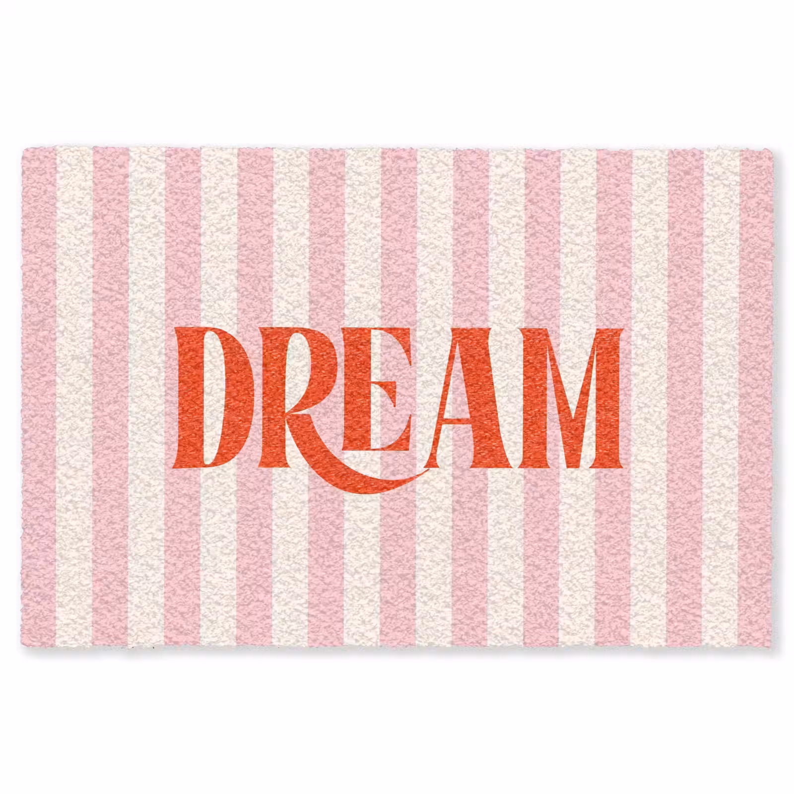 Vloerkleed - Zachtroze - Rood - Strepen - Dream — 1
