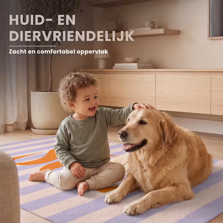 Vloerkleed - Lila - Oranje - Strepen - Sol — 6