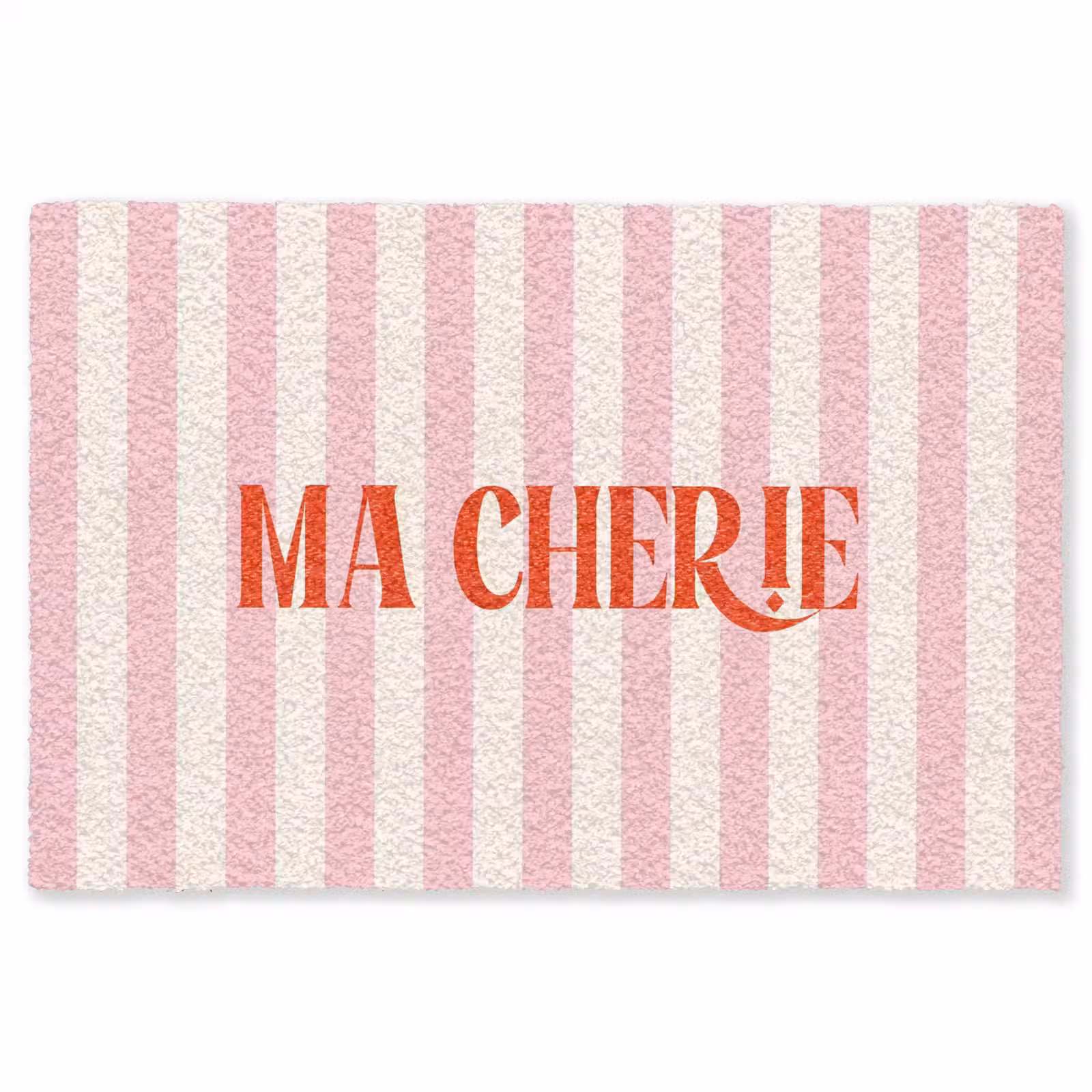Vloerkleed - Zachtroze - Rood - Strepen - Ma Cherie — 1