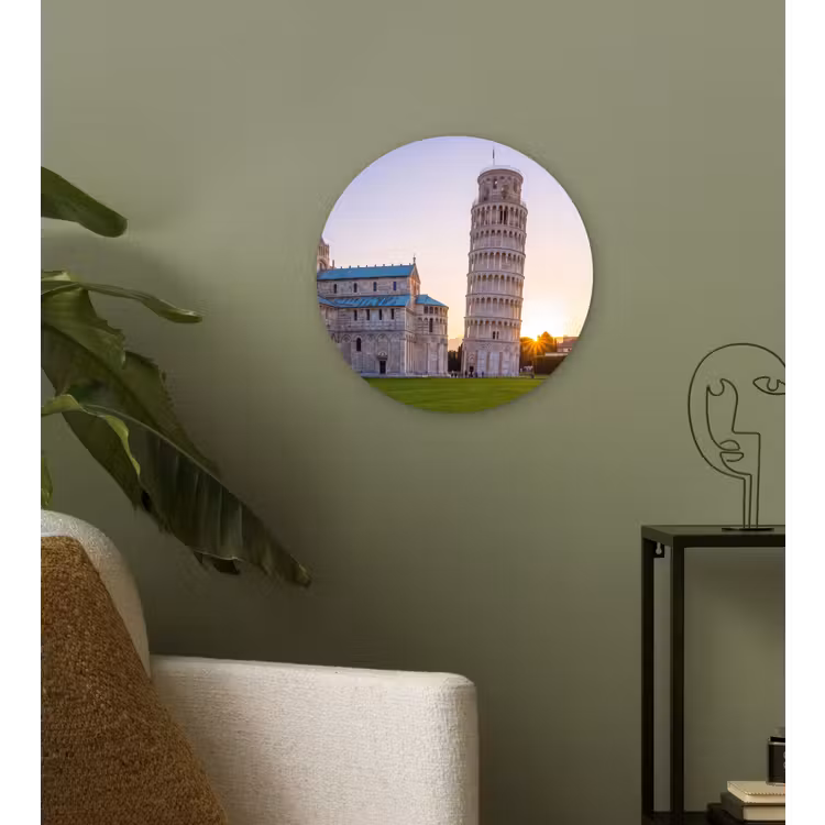 Wandcirkel - Glas - Architectuur - Toren - Pisa - Italië - Zonsondergang — 3