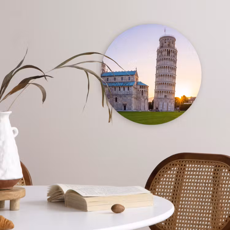 Wandcirkel - Glas - Architectuur - Toren - Pisa - Italië - Zonsondergang — 4
