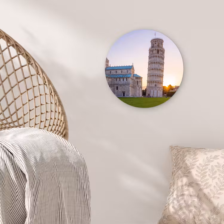 Wandcirkel - Glas - Architectuur - Toren - Pisa - Italië - Zonsondergang — 5
