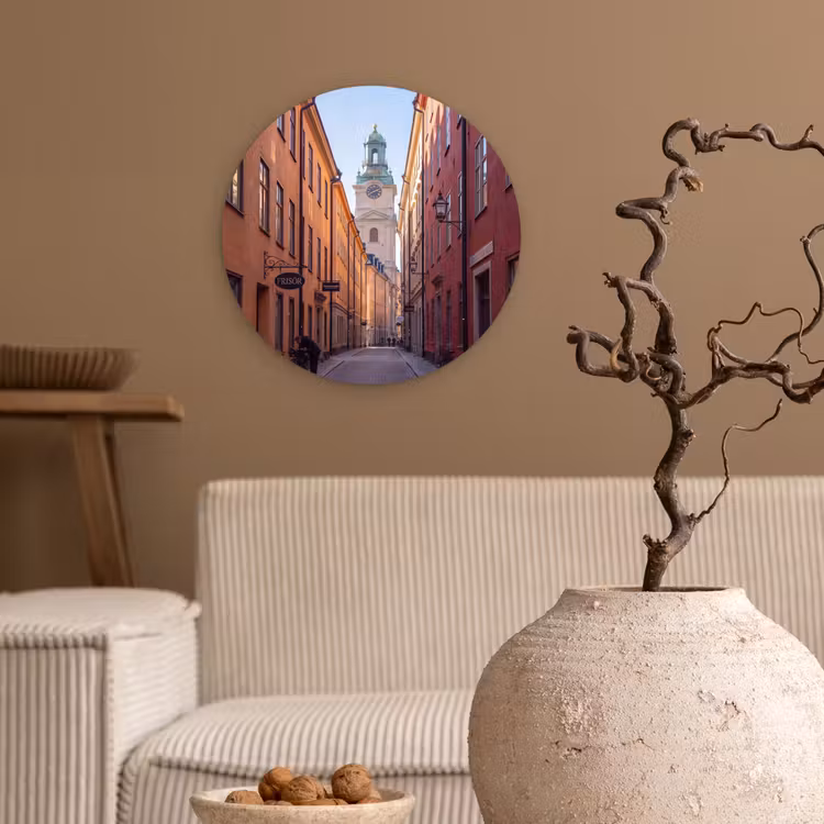 Wandcirkel - Glas - Straat - Klokkentoren - Stad - Architectuur - Historisch — 2