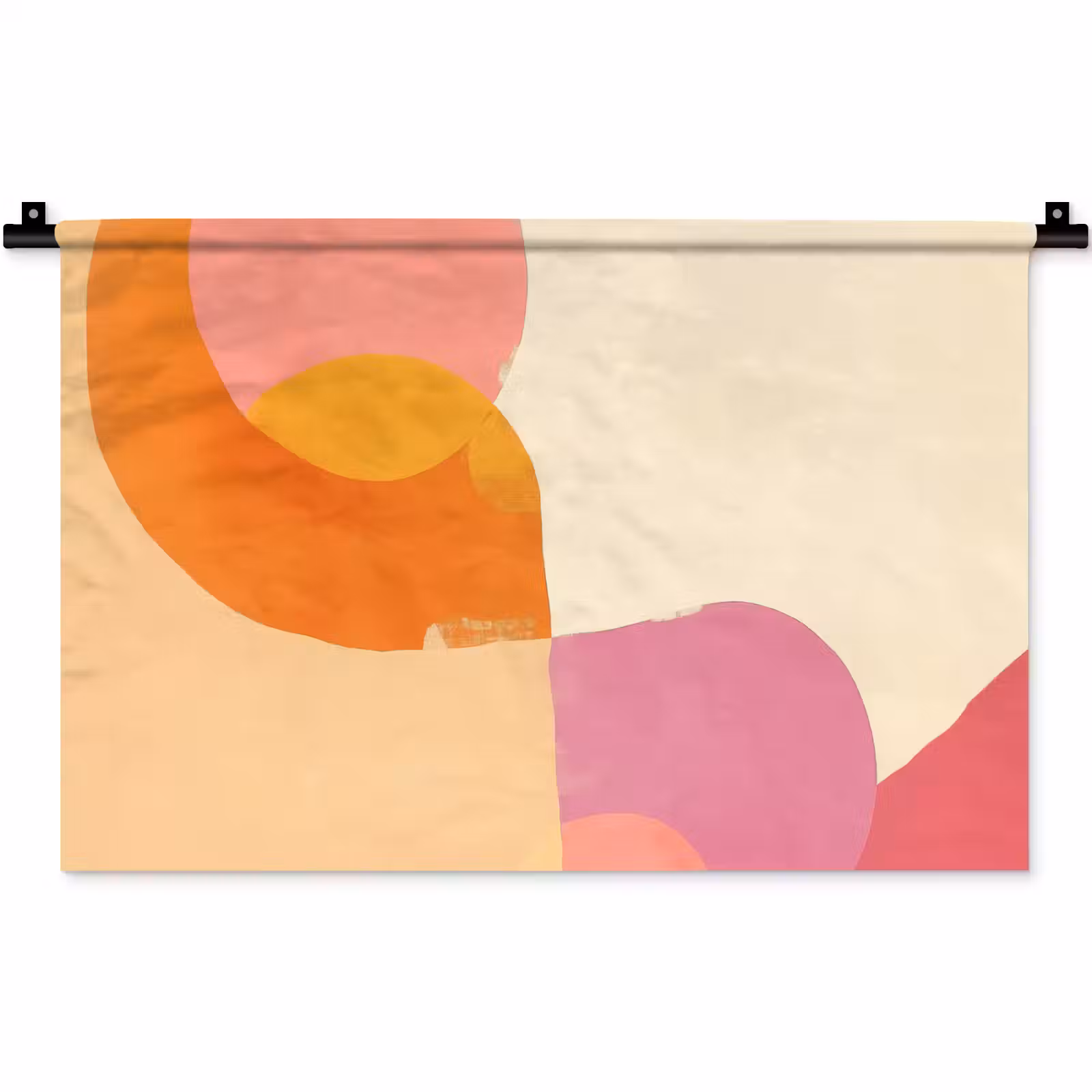 Wandkleed - Vormen - Abstract - Kleurrijk — 1