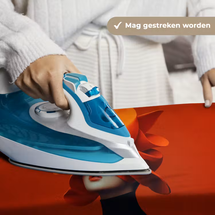 Wandkleed - Oranje - Hoed - Vrouw — 6