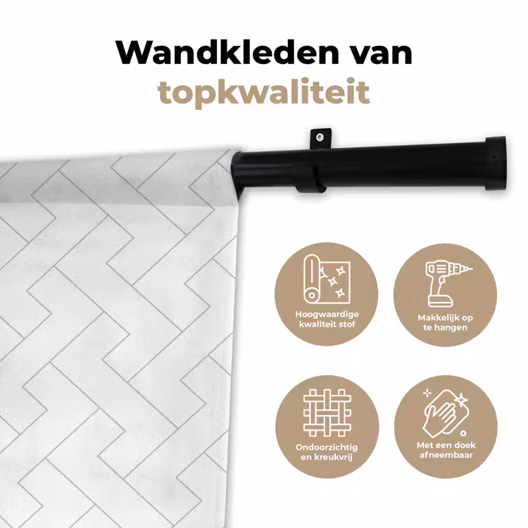 Wandkleed - Grafisch - Patroon - Modern — 3