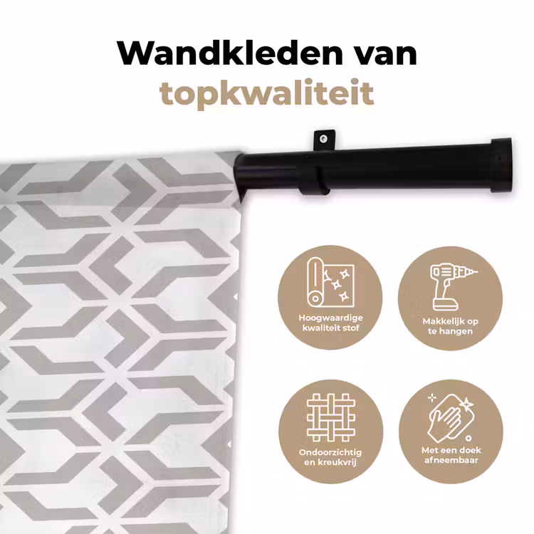 Wandkleed - Grafisch - Patroon - Modern — 3