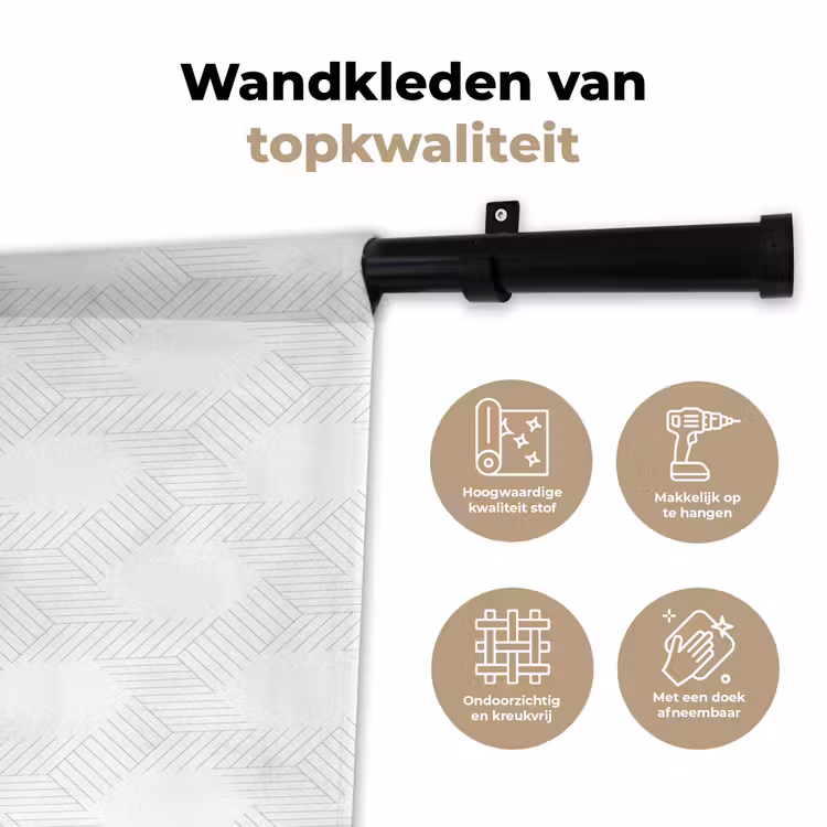Wandkleed - Grafisch - Patroon - Modern — 3