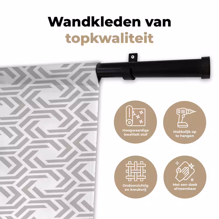 Wandkleed - Grafisch - Patroon - Modern — 3