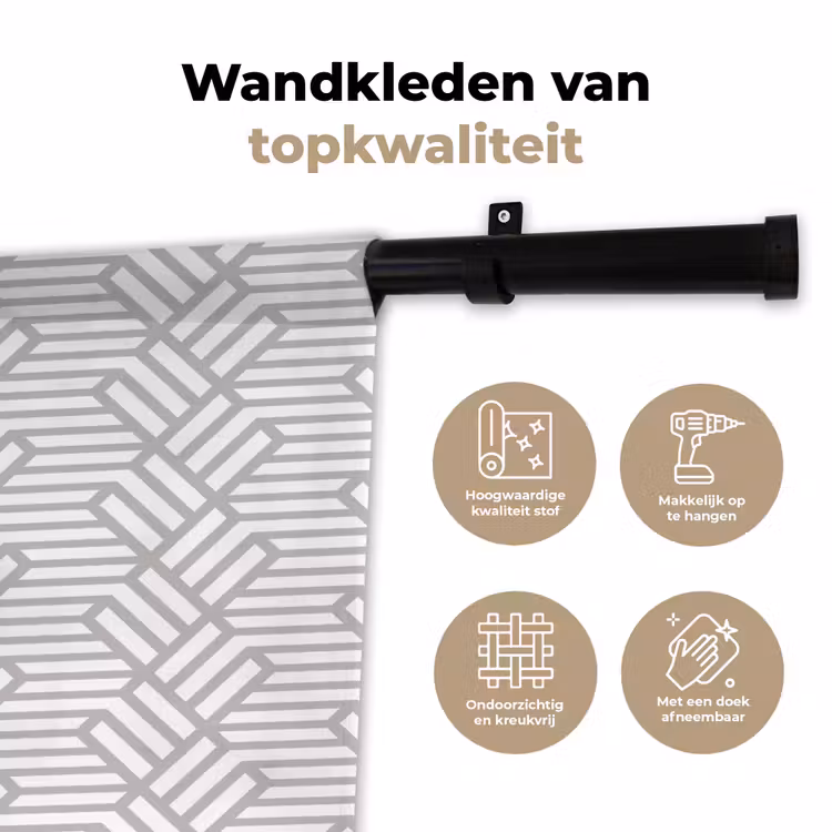 Wandkleed - Grafisch - Patroon - Modern - Opvallend — 3