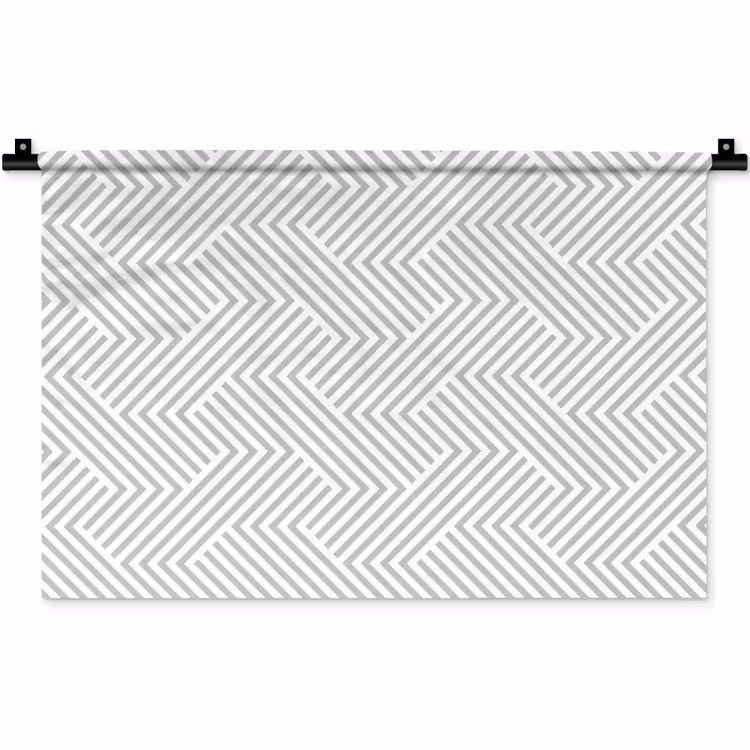 Wandkleed - Grafisch - Patroon - Modern - Schuin — 1