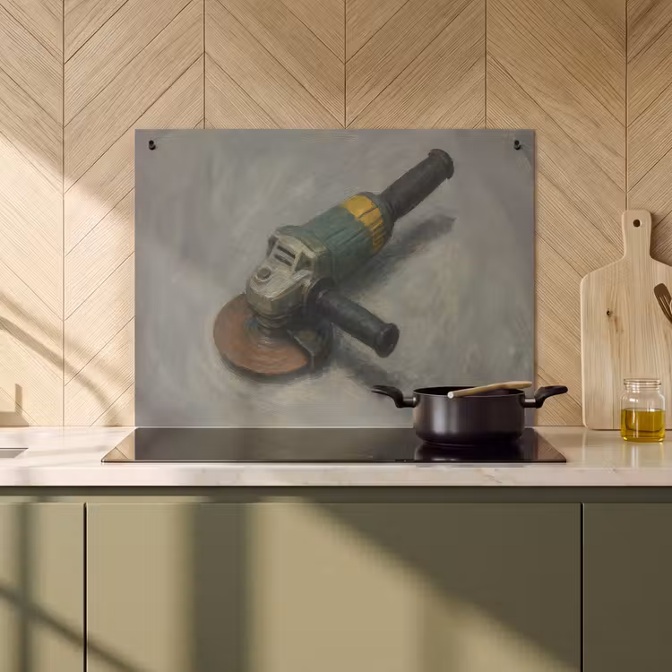 Inductie beschermer en spatscherm (2in1) - Haakse slijper - Schilderij - Gereedschap — 2