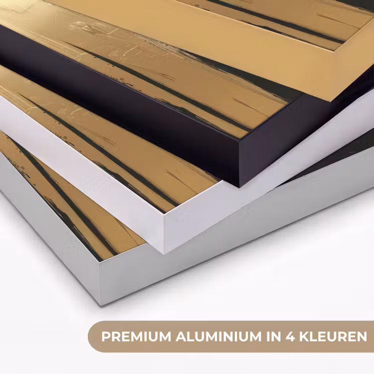 Art Frame - Ogen - Gezicht - Goud - Strepen — 2