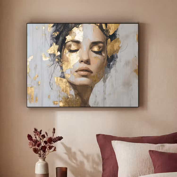Art Frame - Sierlijk - Vrouw - Goud - Ogen — 3