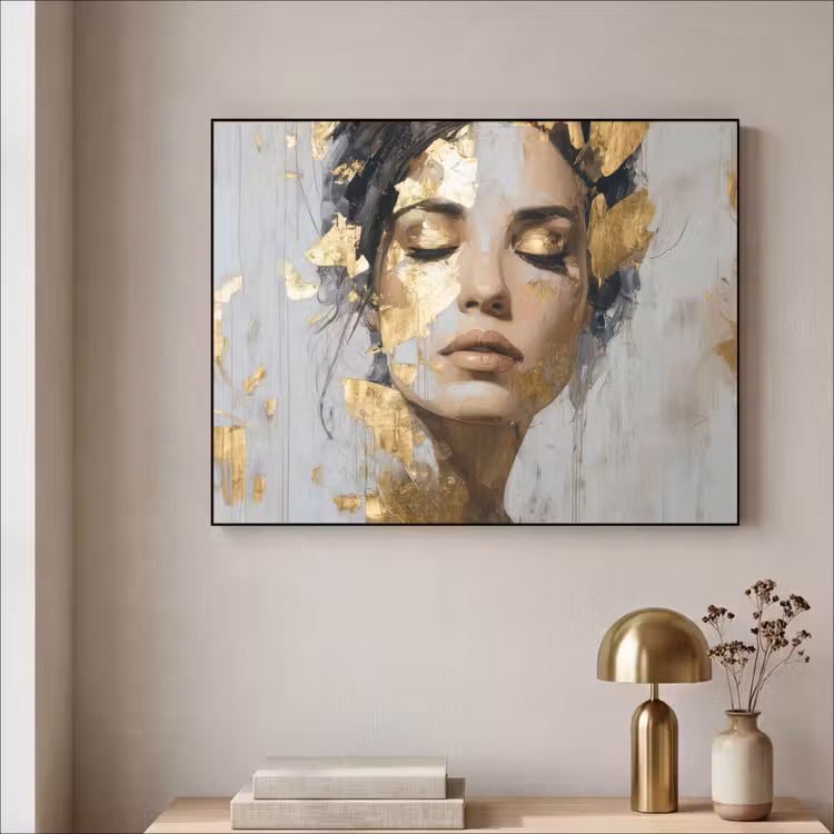 Art Frame - Sierlijk - Vrouw - Goud - Ogen — 5