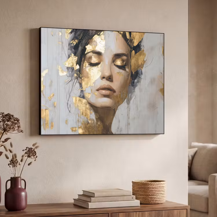 Art Frame - Sierlijk - Vrouw - Goud - Ogen — 7