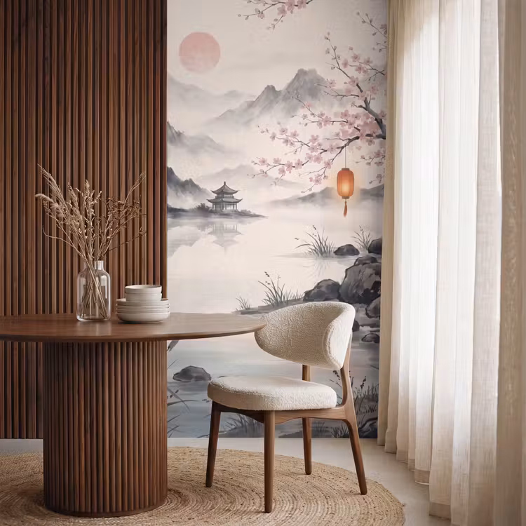 Behang - Zon - Japans - Traditioneel — 4