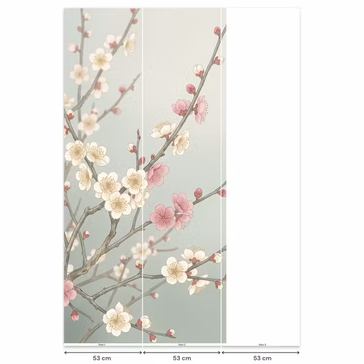 Behang - Kersen - Bloesem - Groen — 6