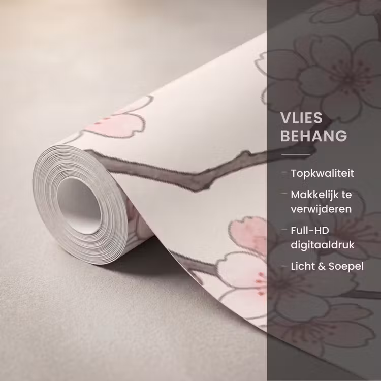 Behang - Aziatisch - Kraanvogel - Beige — 3