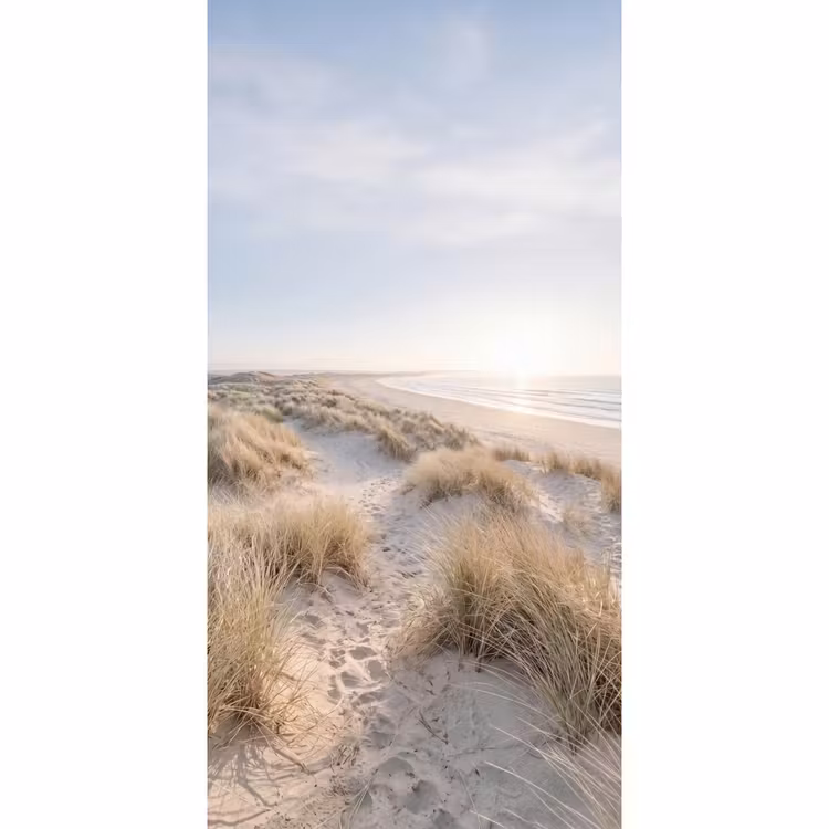 Behang - Duinen - Strand - Beige — 2