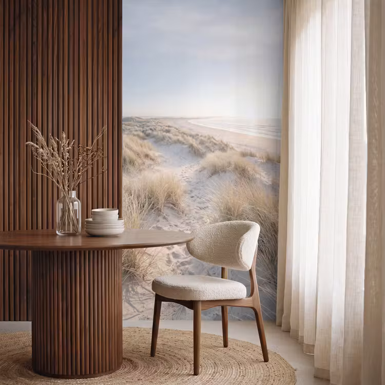 Behang - Duinen - Strand - Beige — 4