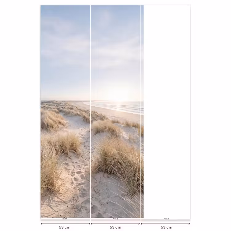 Behang - Duinen - Strand - Beige — 6