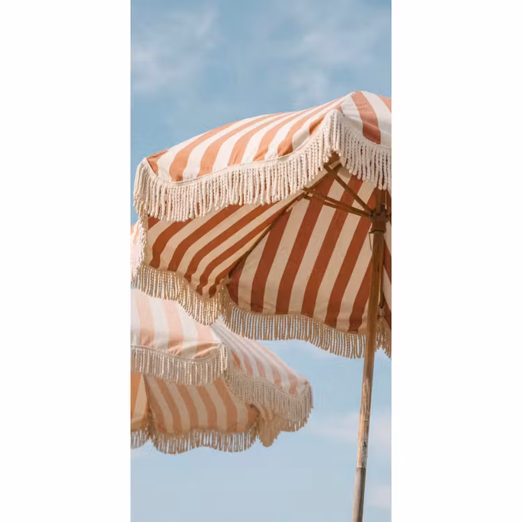 Behang - Parasol - Lucht - Rood — 2