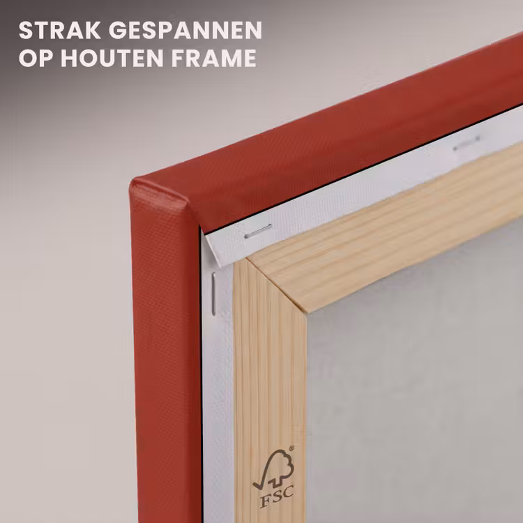 Canvas schilderij - Rood - Quote - Liefde — 7