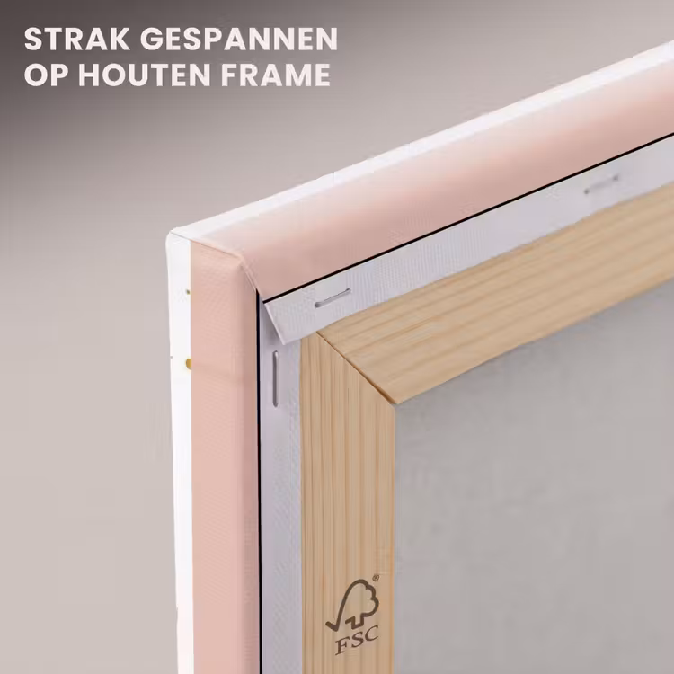 Canvas schilderij - Liefde - Rood - konijn — 7