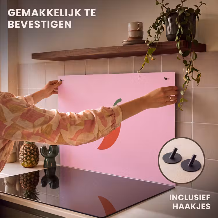 Inductie beschermer en spatscherm (2in1) - Peper - Rood - Illustratie — 7