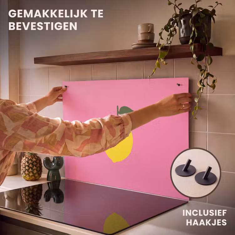 Inductie beschermer en spatscherm (2in1) - Citroen - Geel - Fris — 7