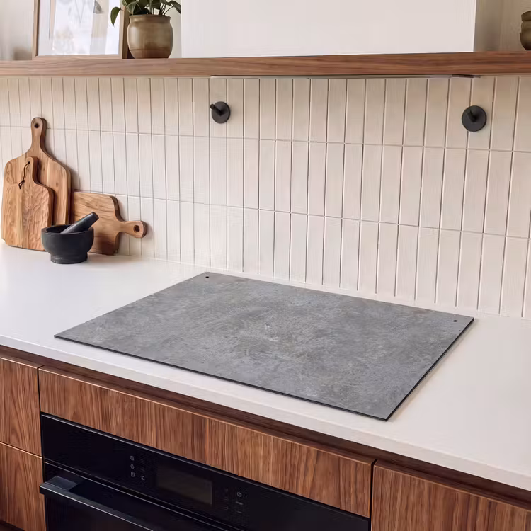 Inductie beschermer en spatscherm (2in1) - Stenen - Beton - Patronen — 3