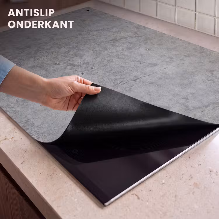 Inductie beschermer en spatscherm (2in1) - Beton - Antiek - Patronen — 4