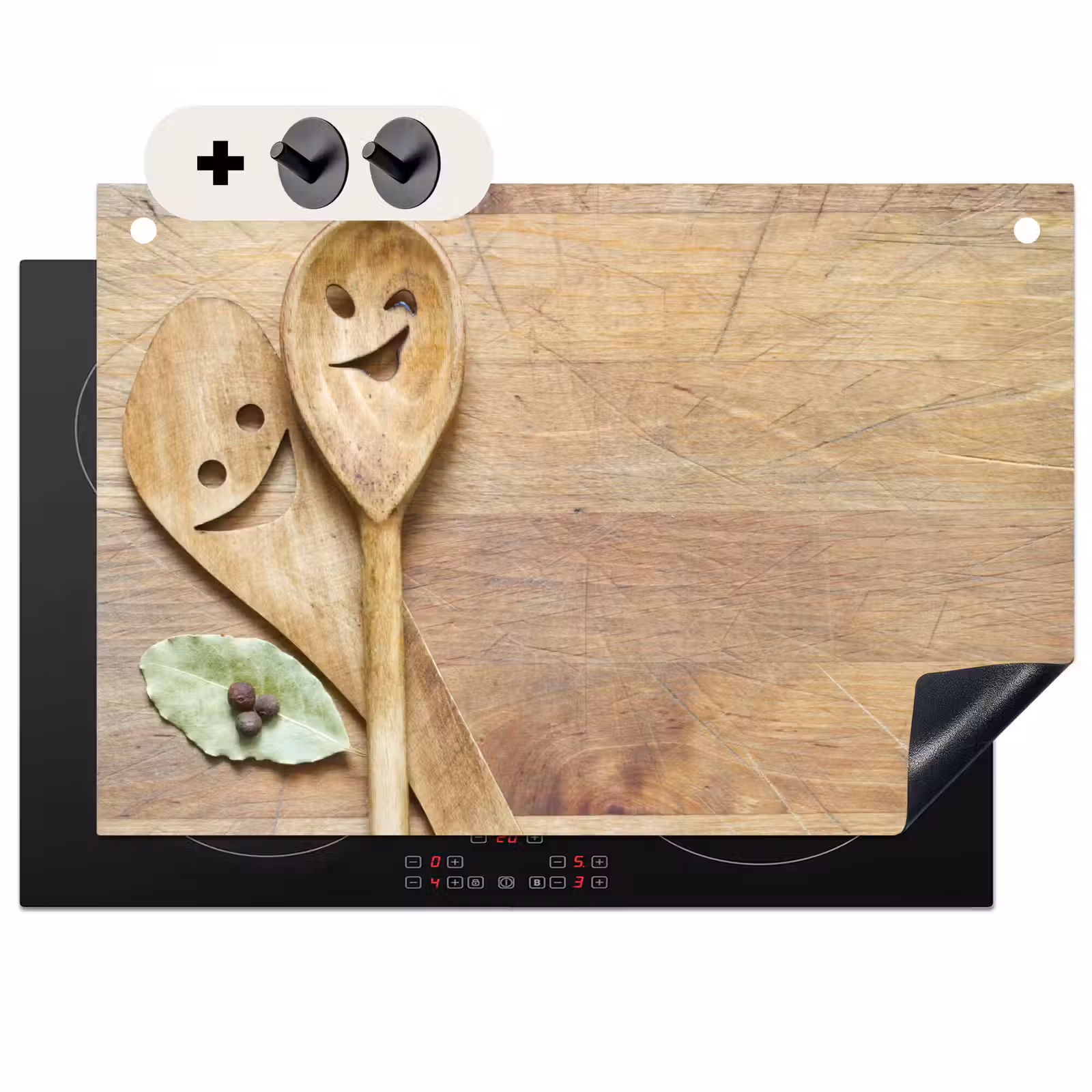 Inductie beschermer en spatscherm (2in1) - Geluk in de Keuken — 1