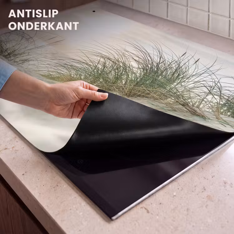 Inductie beschermer en spatscherm (2in1) - Duin - Waddeneilanden - Water — 4