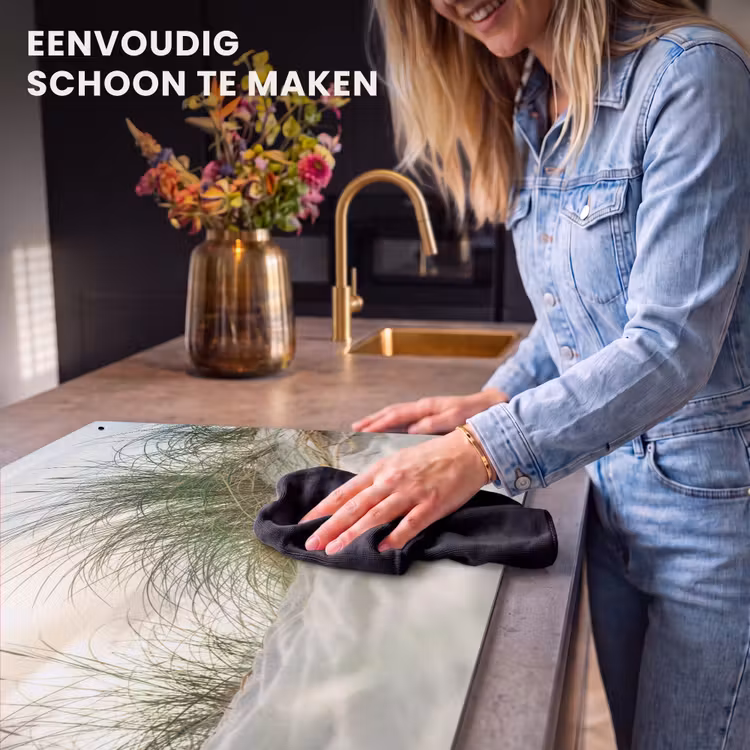 Inductie beschermer en spatscherm (2in1) - Duin - Waddeneilanden - Water — 5