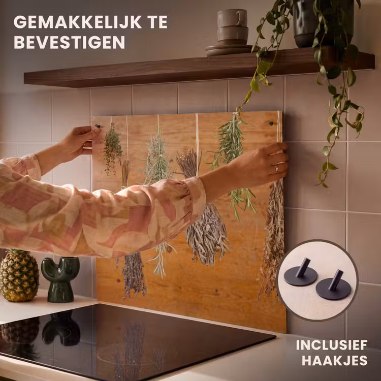 Inductie beschermer en spatscherm (2in1) - Gedroogde kruiden — 7