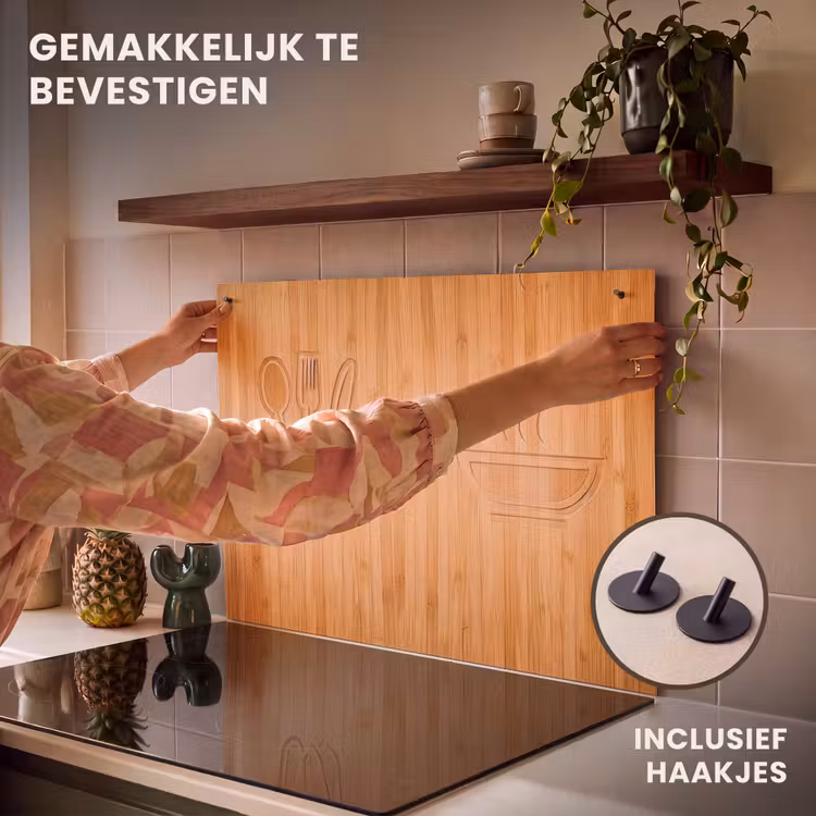 Inductie beschermer en spatscherm (2in1) - Culinaire Silhouetten — 7