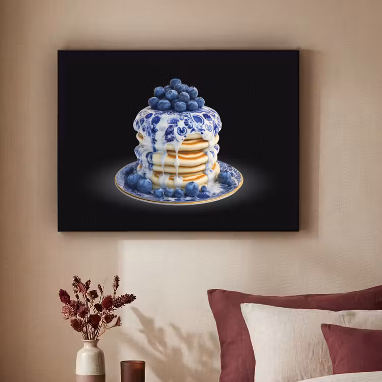 Art Frame - Pannenkoeken - Blauwe Bessen - Bord — 3