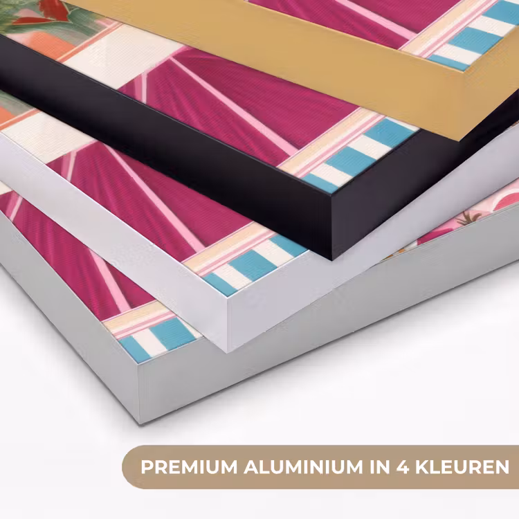 Art Frame - Stad - Roze - Palmbomen — 2